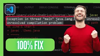 FIXED Exception in Thread Main java lang error Unresolved Compilation Problem Java Error VS Code