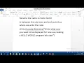 creating a console Application in visual basic Hello World