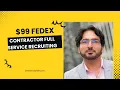 FedEx Ground Contractor Recruiting - Full Service for Just 99