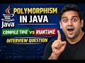 Java Polymorphism Explained Compile Time vs Runtime Real Example Interview Questions