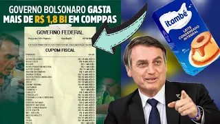 PRORROGAÇÃO! AUXÍLIO NÃO TEM DINHEIRO PRA PAGAR - BOLSONARO GASTA R$ 15 MILHÕES EM LEITE CONDENSADO.