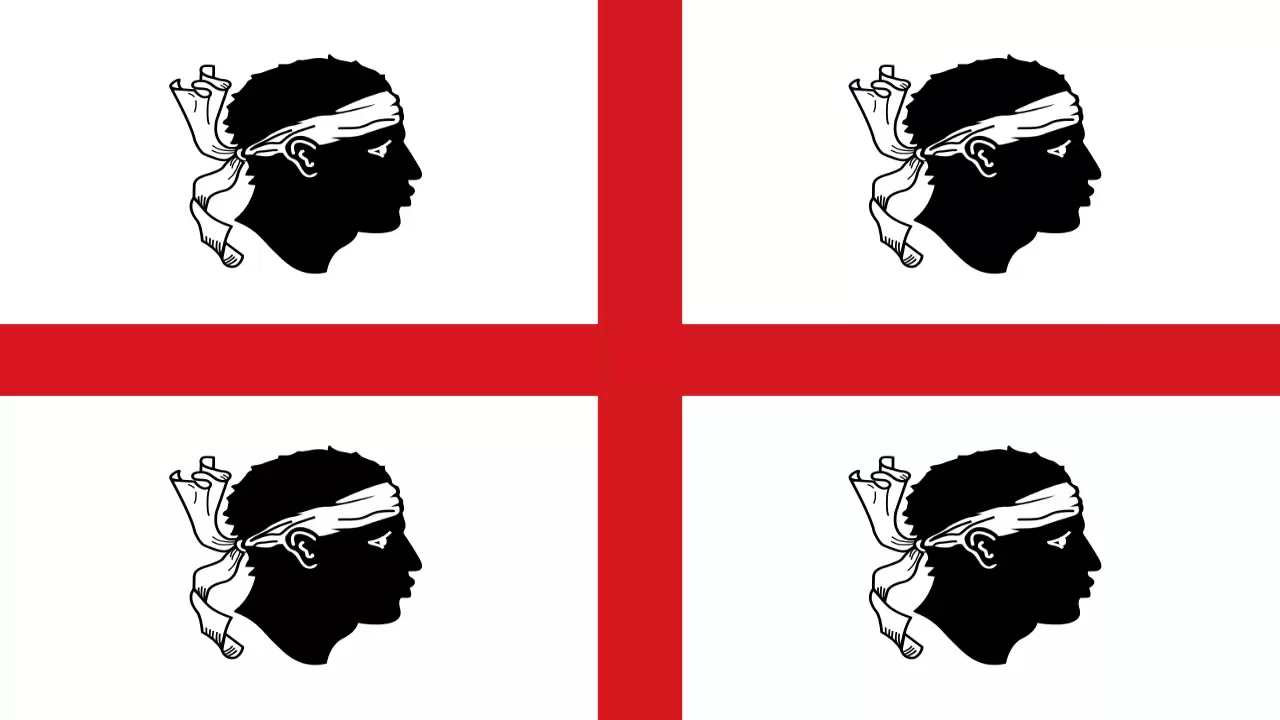 Flag of the Italian autonomous region Sardinia