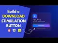 Download Simulation Effect Using HTML CSS JS Progress Bar Animation Tutorial DevWithNoor