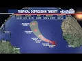 Tropical Depression 20 Hurricane Sam tropical weather forecast Sept 29 2021