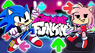 sonic and amy play friday night funkin sonic mod by cuteytcat 