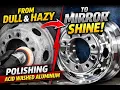 How to Easily Polish Acid Washed Aluminum - Step-by-Step Tutorial DIY metal polish the easy way