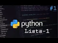 Python LISTS Part-1 according to VTU syllabus by Dr Mahantesh K