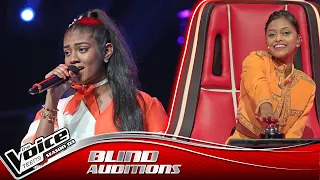ciceli diyasha hadhisida manda blind auditions the voice teens sri lanka s3