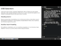 The CSS Layout Workshop Basic Selectors