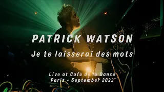 patrick watson je te laisserai des mots live at caf de la danse 