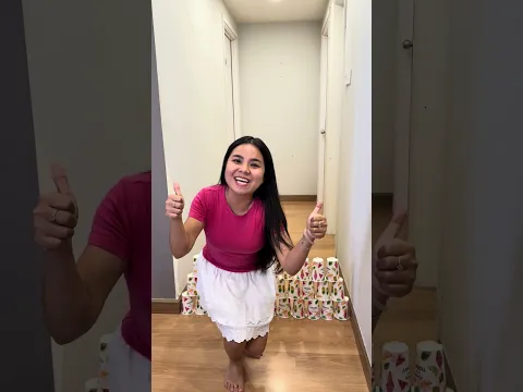 SH - Đấu nhảy qua cốc giấy || Paper cup jumping challenge #shorts