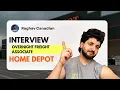 Home Depot Overnight Freight Associate Interview Real Questions