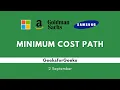 POTD - 2024 Minimum Cost Path Problem of the Day GeeksforGeeks