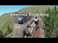 Extreme Railbiking Part 1 Life is Like a Mountain Railway Rail Bikes on Abandoned Railroads