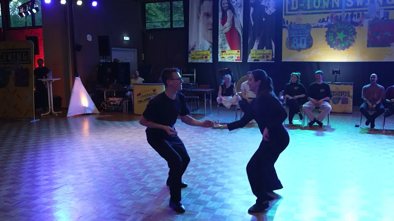 Florian Simon & Rachel Schubert - 5th place Strictly Open Finals - D-Town Swing 2025