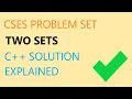 CSES Two Sets C solution simple constructive math problem