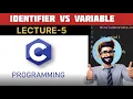 Identifier Vs Variable in C Programming