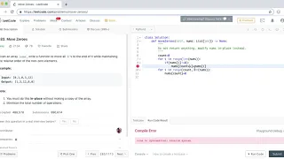 LeetCode - 283 Move Zeroes