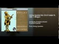 String Quartet No. 5 in F major K. 158: I. Allegro