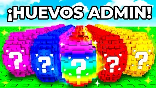 ¡EMPECÉ DE CERO con HUEVOS de ADMIN en Plantas vs Brainrots!