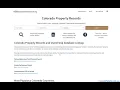 Colorado Property Records Search Online By Name or Address