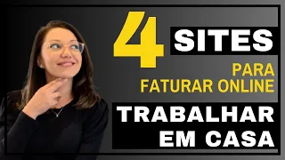 4 SITES para GANHAR DINHEIRO ONLINE sem investimento inicial | Trabalho HOMEOFFICE