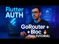 Flutter Authentication with Go Router Bloc - Full Tutorial Clean Architecture