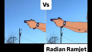 Which Runs Flatter Radian Ramjet Glock Store C Cut Recoil Test