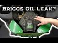 Briggs Stratton V Twin Leaking Oil UV Dye Finds the REAL Leak Full Repair Walkthrough