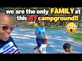 We were the only ones at this NY JellyStone campground