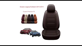oasis auto subaru outback u0026legacy 2010 2014 seat cover installation custom fit