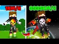 Level 1 Jump Vs Max Level Jump in Minecraft