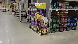 A tour of the lumber section at Lowes