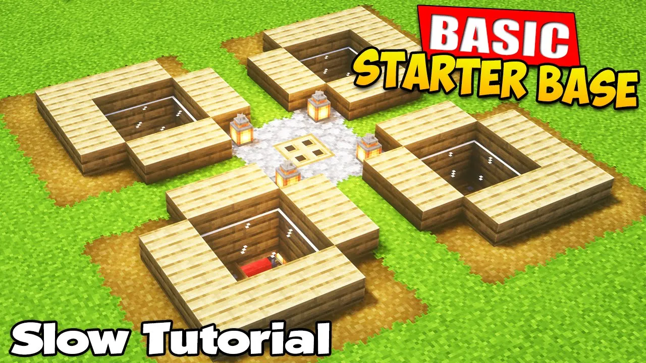 Minecraft Easy Underground House ???? Build Tutorial
