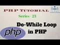PHP Tutorial For Beginners Series 23 Do While Loop