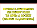 DevOps SysAdmins CGI script fails to open a socket CentOS 6 2 Solutions