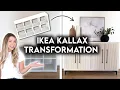 DIY IKEA HACK KALLAX TRANSFORMATION FLUTED SIDEBOARD