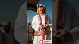 ترامب يرقص على شيله ترامب شيلة السعودية 
