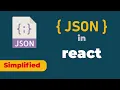 Use JSON in react Simple way