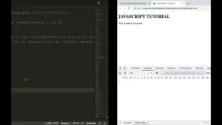 8 Array Iteration Quiz Solution - JAVASCRIPT ARRAYS TUTORIAL FOR BEGINNERS
