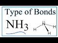Type of Bonds for NH3 Ammonia
