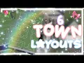 6 BLOXBURG TOWN LAYOUT IDEAS