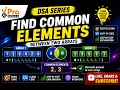 Find Common Elements Between Two Arrays DSA Coding Interview Problem