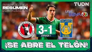HIGHLIGHTS Tijuana 3-1 Tigres Liga MX - Matc ay 1 Apertura 2026 TUDN