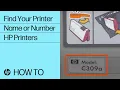 Find Your Printer Name or Number HP Printers HP Support