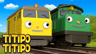 TITIPO TITIPO 🚂 | धमाचौकड़ी छोटी ट्रेन और बसें | Hindi Cartoons | टीटीपो टीटीपो हिंदी