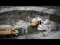 Three Penske Trucks