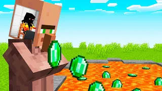 SOBREVIVI EM UM VILLAGER GIGANTE NO MINECRAFT