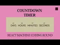 Count down timer Machine Coding Round Learnersbucket
