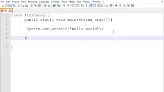 First Java Program Hello World in hindi